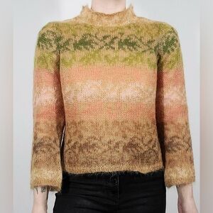 Talbots
TALBOTS Mohair Sweater w/ Shell Size Small